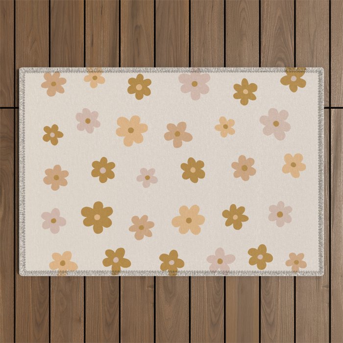 flower confetti Outdoor Rug Gallery Image 1
