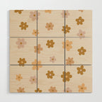 flower confetti Wood Wall Art Gallery Image 1
