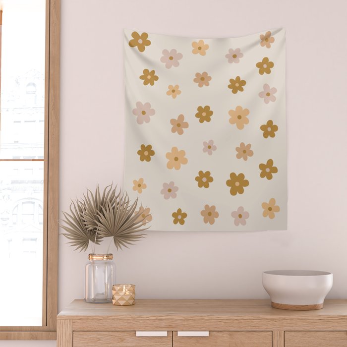 flower confetti Wall Tapestry Gallery Image 2