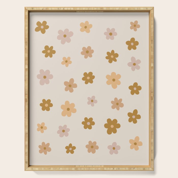 flower confetti Serving Tray Gallery Image 1