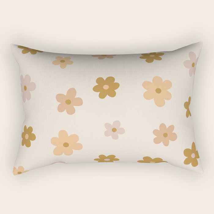 flower confetti Rectangular Pillow Gallery Image 2