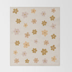 flower confetti Throw Blanket Gallery Image 2