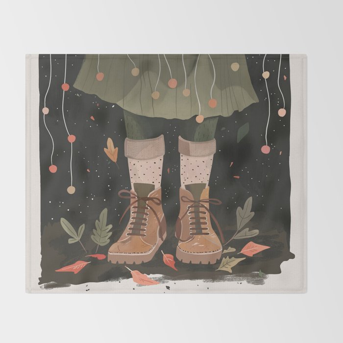Small Steps, Big Dreams Throw Blanket Gallery Image 2