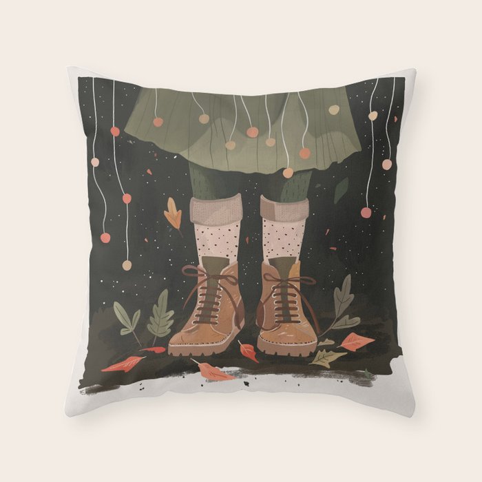 Small Steps, Big Dreams Throw Pillow Gallery Image 6