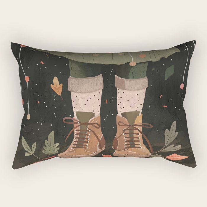 Small Steps, Big Dreams Rectangular Pillow Gallery Image 1