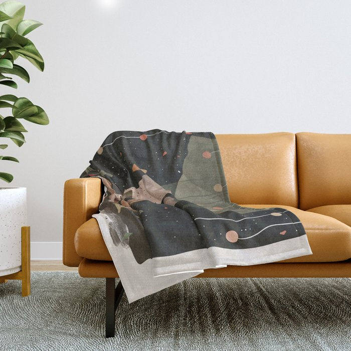 Small Steps, Big Dreams Throw Blanket Gallery Image 1