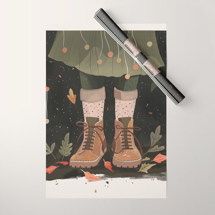 Small Steps, Big Dreams Wrapping Paper Gallery Image 1