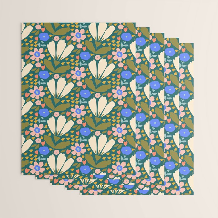 Pretty Bloom - Autumn Wrapping Paper Gallery Image 3