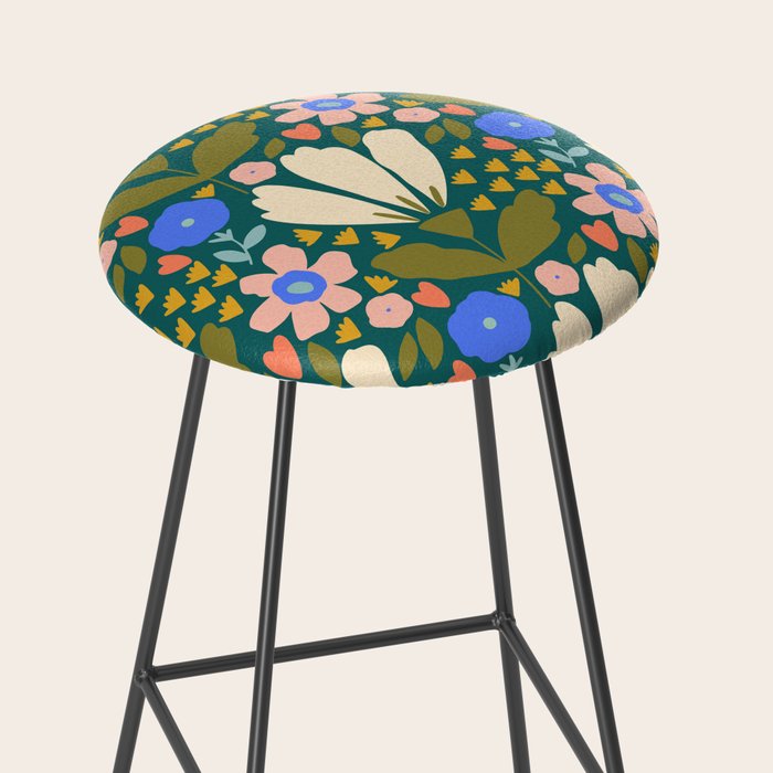 Pretty Bloom - Autumn Stool Gallery Image 2