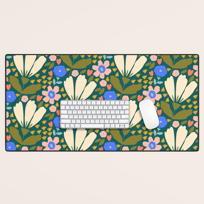 Pretty Bloom - Autumn Desk Mat Gallery Image 1