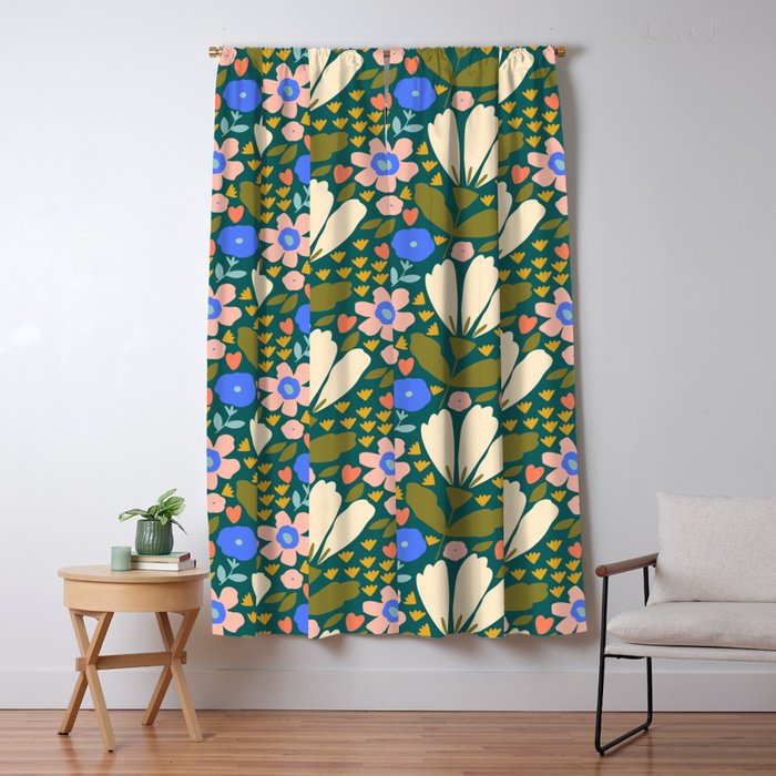 Pretty Bloom - Autumn Window Curtain Gallery Image 1