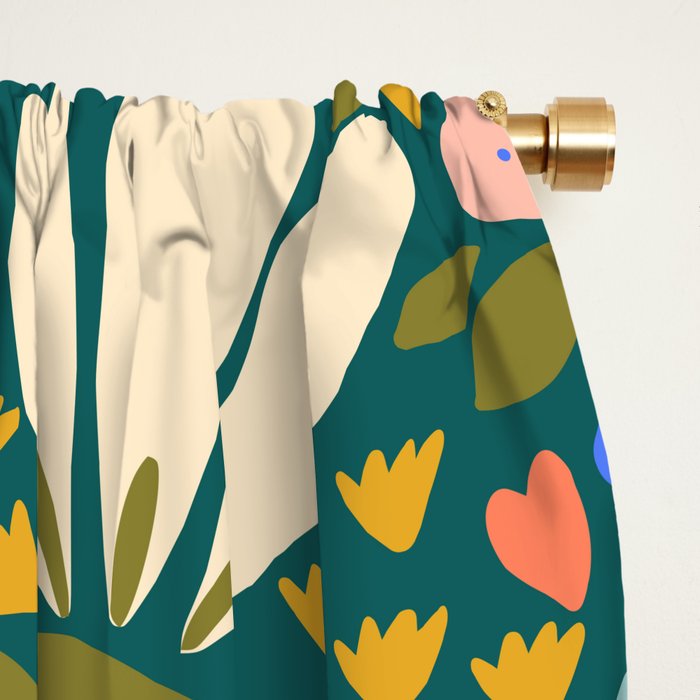 Pretty Bloom - Autumn Window Curtain Gallery Image 2