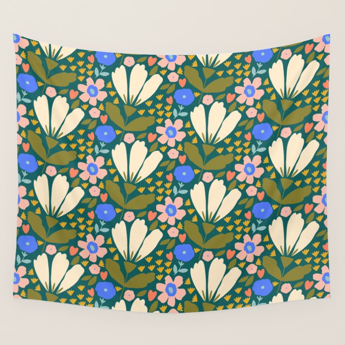 Pretty Bloom - Autumn Wall Tapestry Gallery Image 4