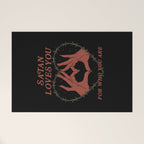 Satan Loves You Welcome Mat Gallery Image 1