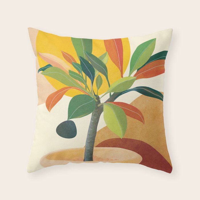 Colorful Branching Out 35 Throw Pillow Gallery Image 6