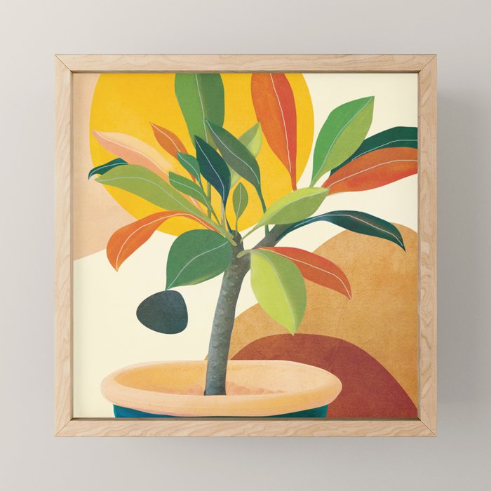 Colorful Branching Out 35 Mini Art Print Gallery Image 1