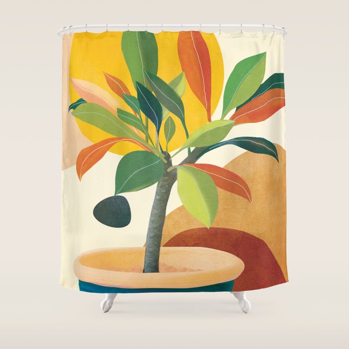 Colorful Branching Out 35 Shower Curtain Gallery Image 1