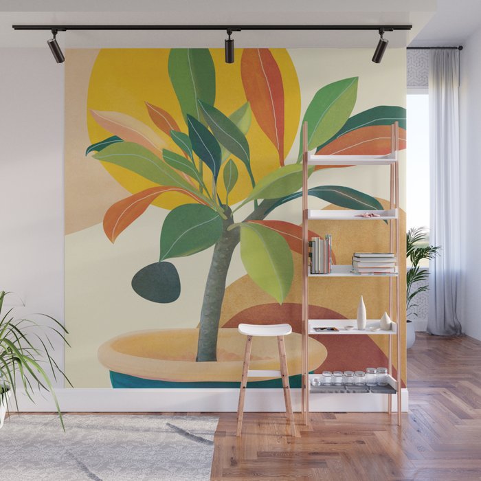 Colorful Branching Out 35 Wall Mural Gallery Image 1