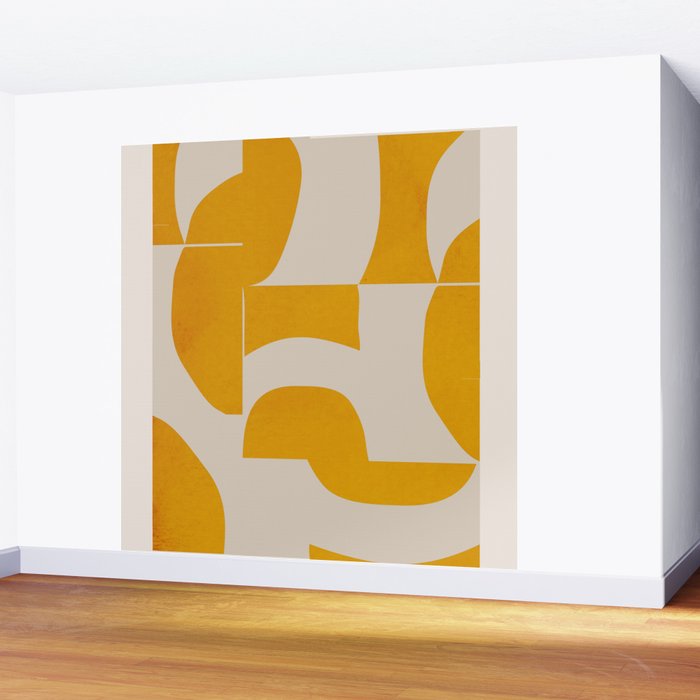 Minimal Geometric Shapes 228 Wall Mural Gallery Image 2