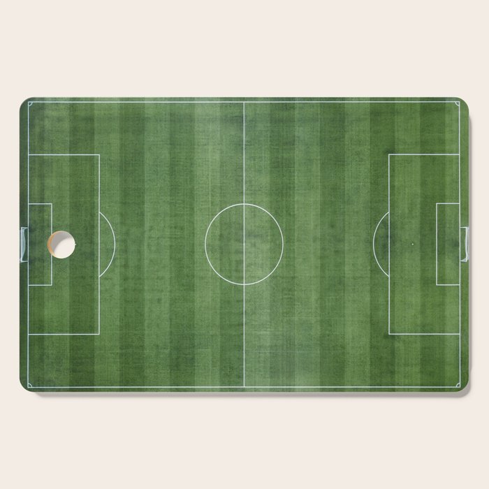 Soccer Field, Football Field, Green Grass Football Field Background Cutting Board Gallery Image 1