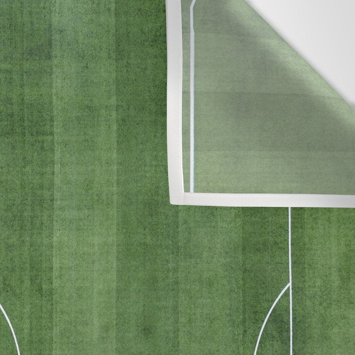 Soccer Field, Football Field, Green Grass Football Field Background Wall Tapestry Gallery Image 3