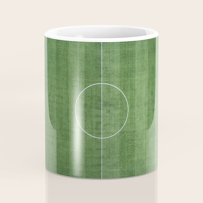 Soccer Field, Football Field, Green Grass Football Field Background Coffee Mug Gallery Image 4