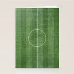 Soccer Field, Football Field, Green Grass Football Field Background Stationery Card Gallery Image 2