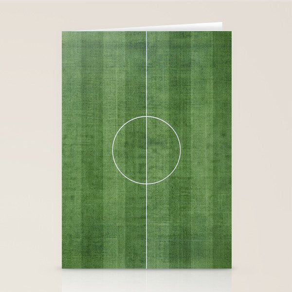 Soccer Field, Football Field, Green Grass Football Field Background Stationery Card Gallery Image 2