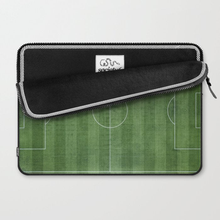 Soccer Field, Football Field, Green Grass Football Field Background Laptop Sleeve Gallery Image 2