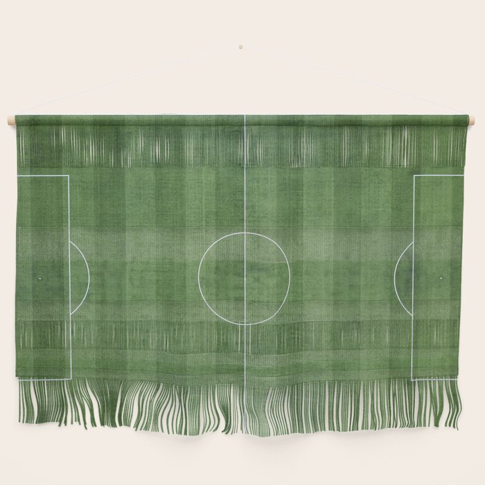 Soccer Field, Football Field, Green Grass Football Field Background Wall Hanging