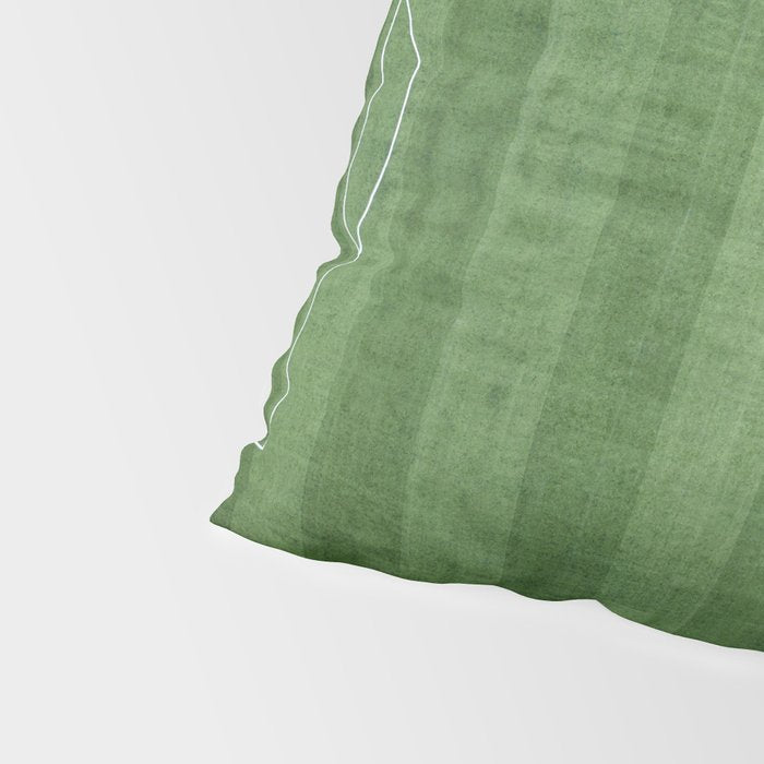Soccer Field, Football Field, Green Grass Football Field Background Pillow Sham Gallery Image 4