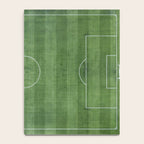 Soccer Field, Football Field, Green Grass Football Field Background Notebook Gallery Image 4