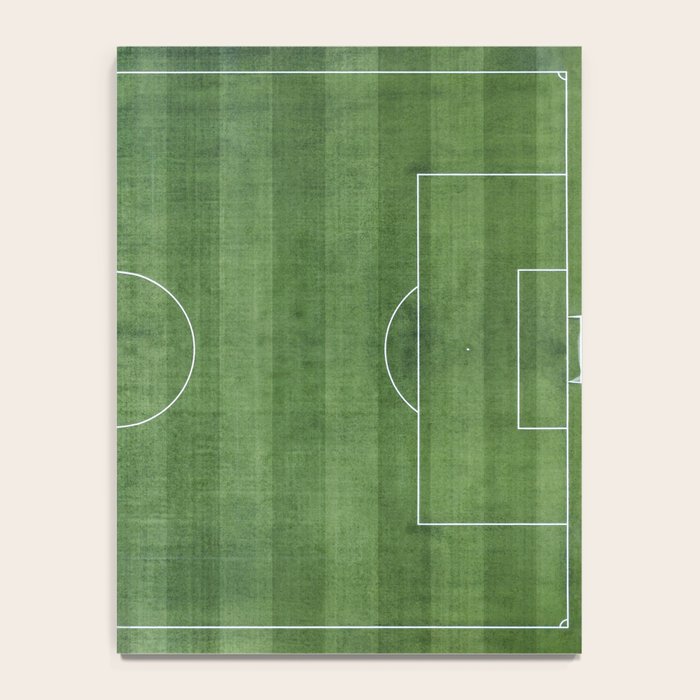 Soccer Field, Football Field, Green Grass Football Field Background Notebook Gallery Image 4