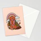 Scorpio Cowboy Boots Stationery Card Gallery Image 2