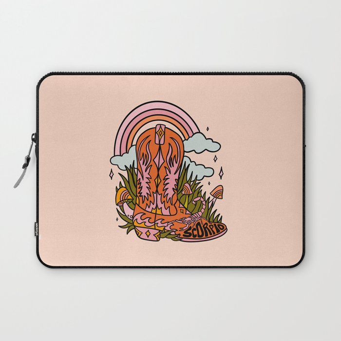Scorpio Cowboy Boots Laptop Sleeve Gallery Image 1