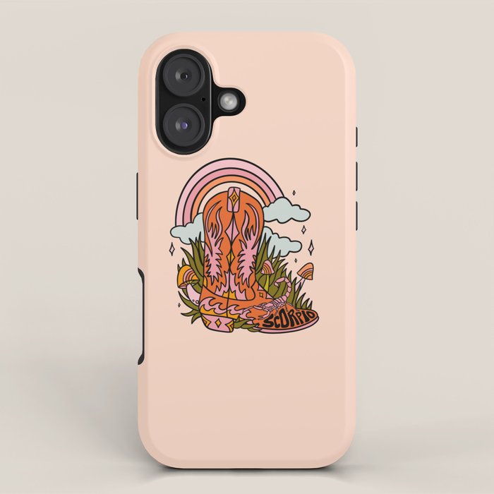 Scorpio Cowboy Boots iPhone Case Gallery Image 1