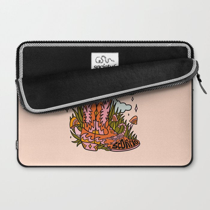 Scorpio Cowboy Boots Laptop Sleeve Gallery Image 2
