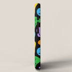 Colorful smiling happy face cartoon pattern iPhone Case Gallery Image 2