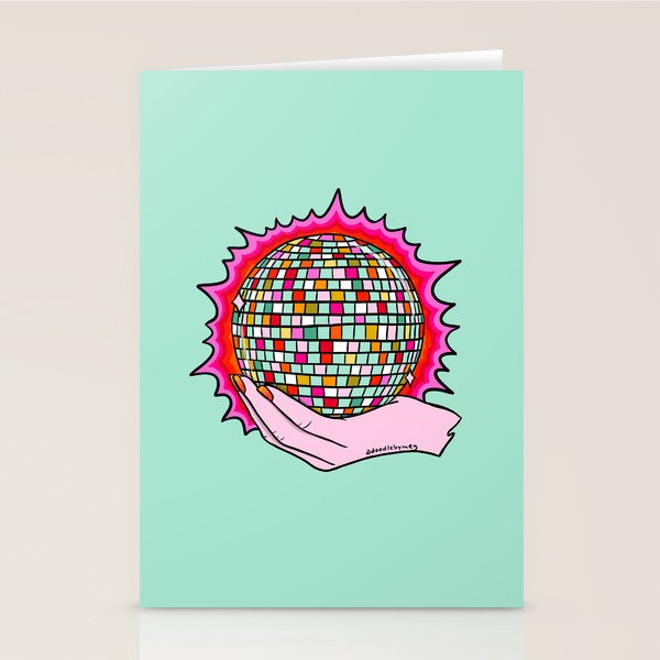The Holy Disco Ball Stationery Card Gallery Image 2