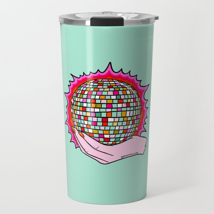 The Holy Disco Ball Travel Mug Gallery Image 1