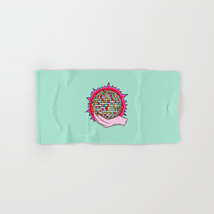 The Holy Disco Ball Bath Towel Gallery Image 1