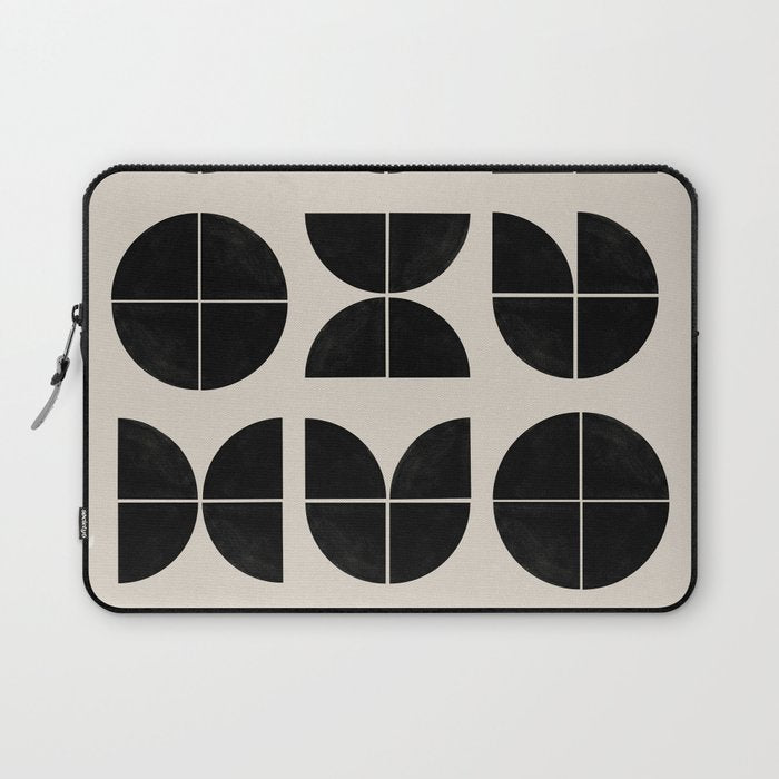 Bauhaus Style Art Laptop Sleeve Gallery Image 1
