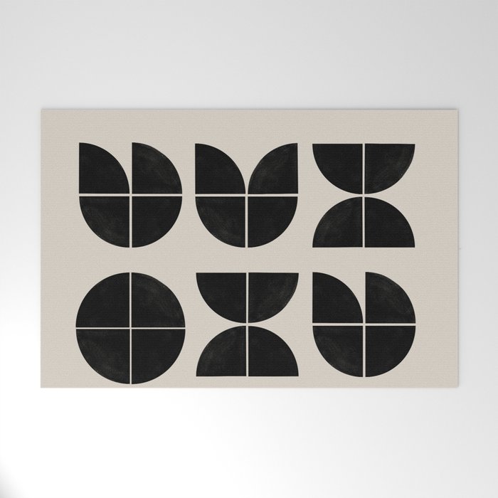 Bauhaus Style Art Welcome Mat Gallery Image 1