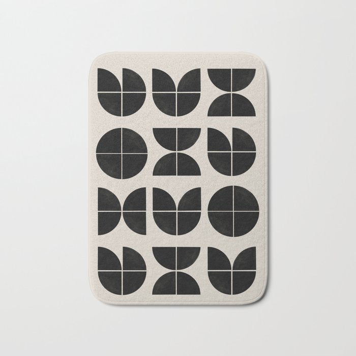 Bauhaus Style Art Bath Mat Gallery Image 1
