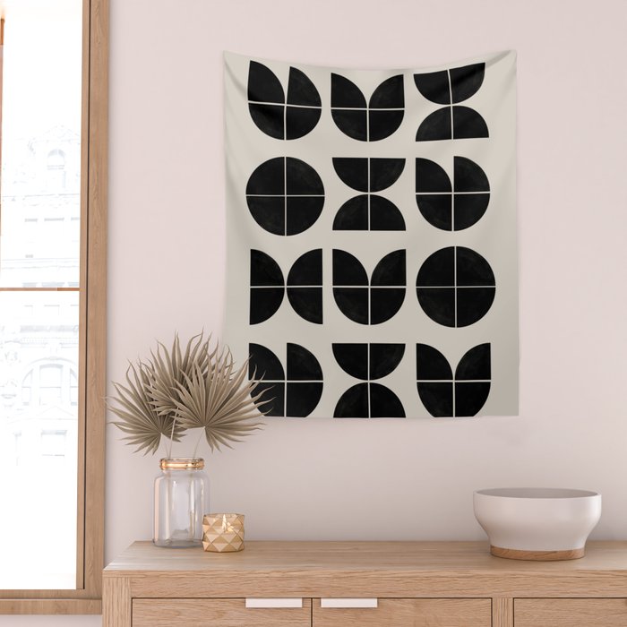 Bauhaus Style Art Wall Tapestry Gallery Image 2