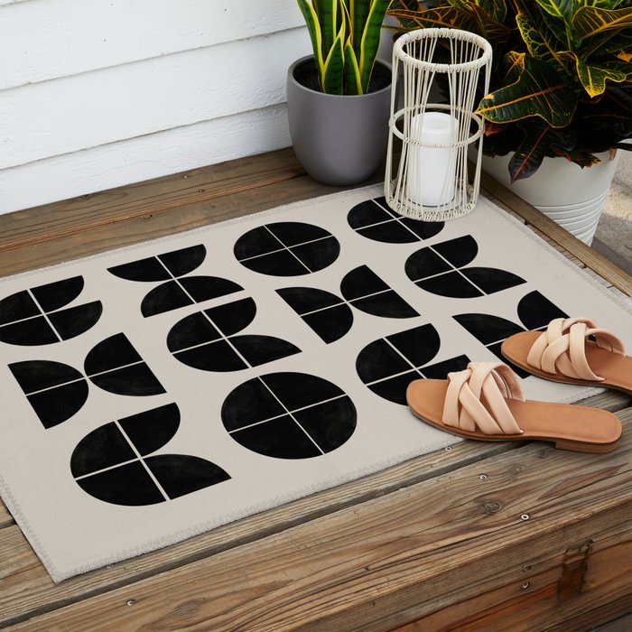 Bauhaus Style Art Outdoor Rug Gallery Image 2