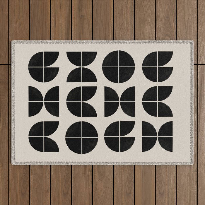 Bauhaus Style Art Outdoor Rug Gallery Image 1