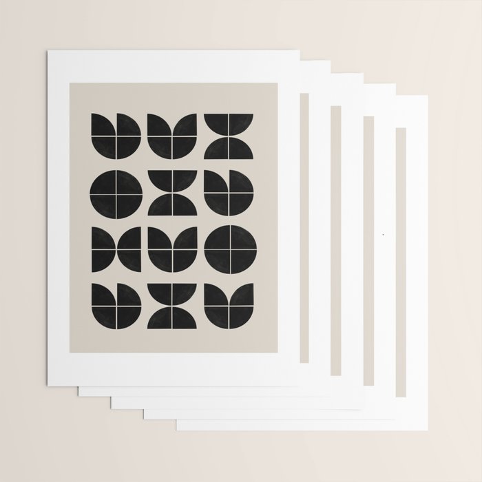 Bauhaus Style Art Wrapping Paper Gallery Image 3