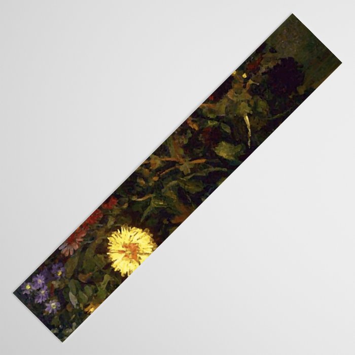 Van Gogh Still Life Bouquet of Daisies Vector Art Table Runner Gallery Image 3