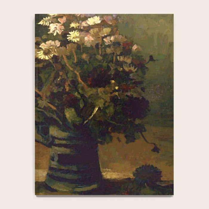 Van Gogh Still Life Bouquet of Daisies Vector Art Notebook Gallery Image 4